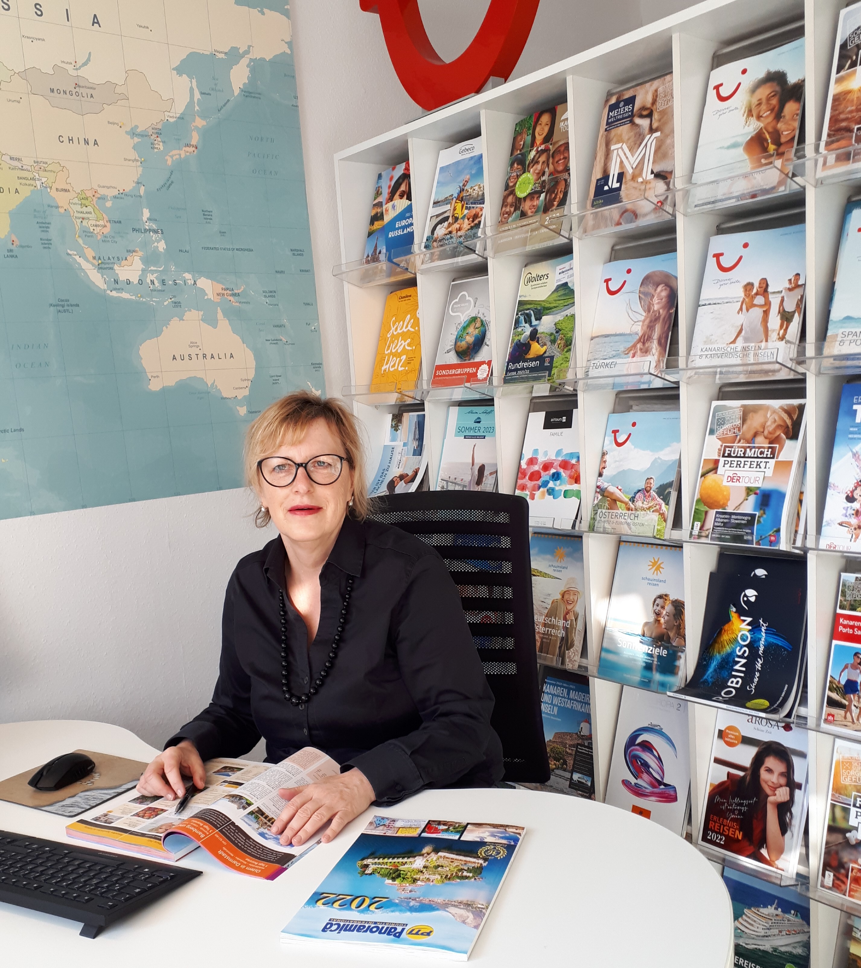 Reisebüro innen